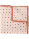 polka dot pocket square scarf