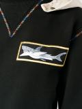 shark applique sweatshirt 
