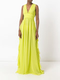 long length empire line dress