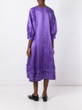 flared ruffle trim dress 