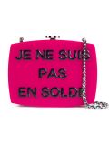 'Je ne suis pas en solde'单肩包