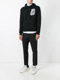 bunny print hoodie