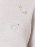 gem embellished knitted top