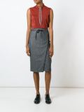 metallic tie top