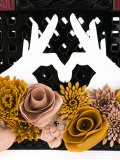 floral motif tote bag 