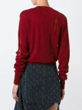 deep v-neck jumper