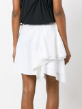 draped asymmetric skirt