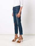 embroidered flower jeans 