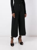 cropped flared trousers