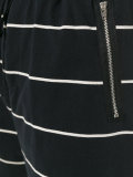 striped track shorts