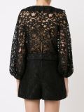 bib lace blouse