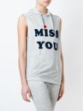 Miss You无袖套帽衫