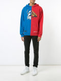 Auction House colour block hoodie