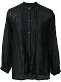 band collar shirt 