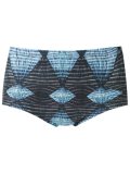 printed swim trunks