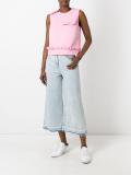 ruffled detail tank