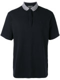 contrast collar polo shirt