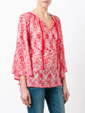 tie neck blouse