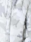 camouflage hooded padded jacket
