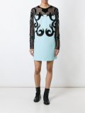 arabesque appliqué dress