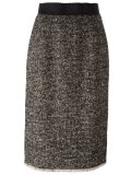 tweed pencil skirt