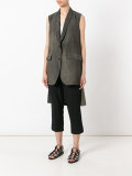sleeveless blazer