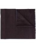 houndstooth pattern scarf