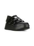 leather platform pumps