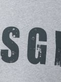 logo印花短款套头衫