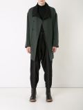 高领双排扣夹克