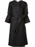 three-quarters draped sleeve coat