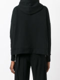 graphic print hooded sweatshirt