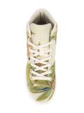 floral jacquard hi-top sneakers