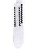 diagonal stripe socks
