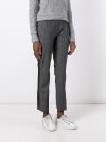 satin stripe trousers