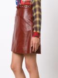 A-line 'Biker' skirt