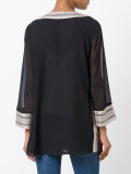 sheer sleeves tunic