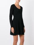 crystal embellished knitted dress