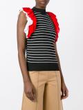 striped knitted top 