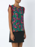 abstract print T-shirt