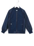 patterned panel bomber jacket