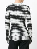 ribbed striped jumper