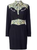 floral print detailing dress