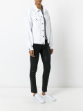 buttoned denim jacket