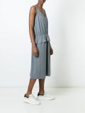 peplum detail tank dress
