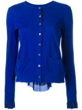 cupro insert cardigan