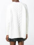 chunky knit cardigan