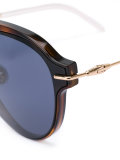 'Eclat' round frame sunglasses