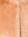 fur effect zipped jacket