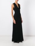 v-neck gown